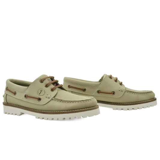 Women Boat Shoe Kvalvika - Experience classic elegance with Seajure’s Kvalvika women's nautical shoe. Carefully designed for maximum comfort, this shoe features quality nubuck leather for flexibility and instant foot adaptation. The internal lining, insol