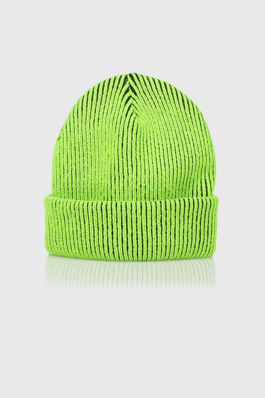 Acid World 2-Tone Beanie (Volt Green)