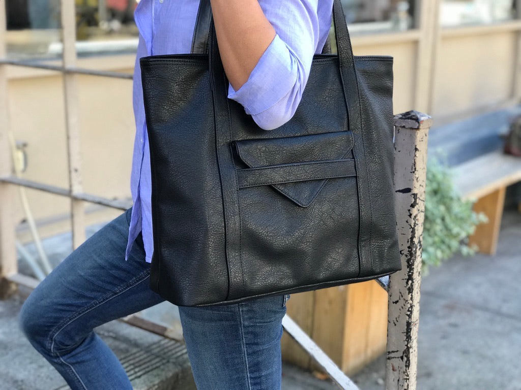 Borough Black Tote